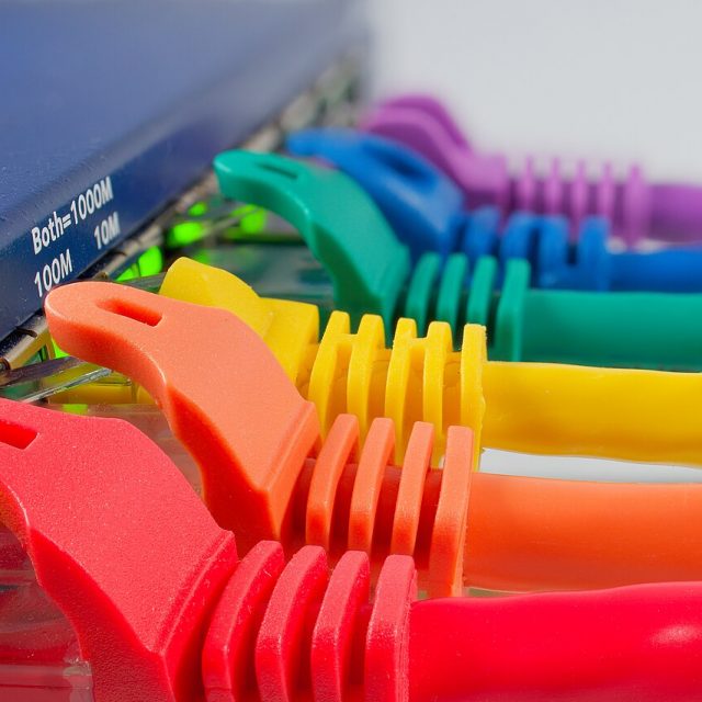 Colorful Ethernet patch cables
