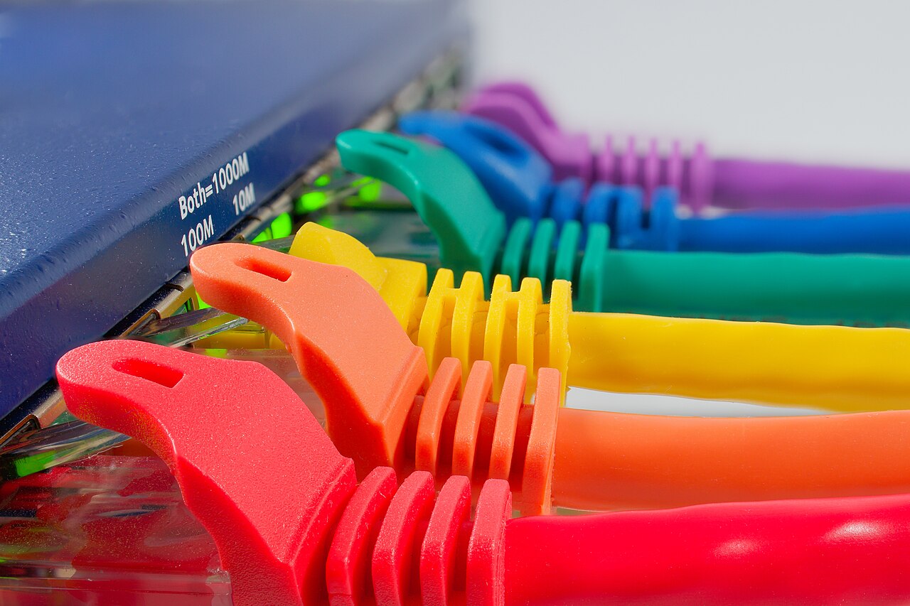 Colorful Ethernet patch cables