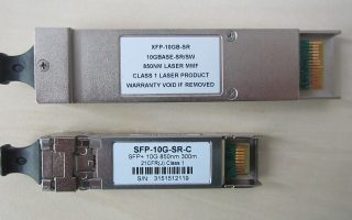 10 Gbit XFP and SFP optical transceivers